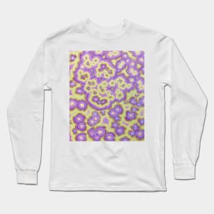 Zen Doodles in Purples and Yellows Long Sleeve T-Shirt